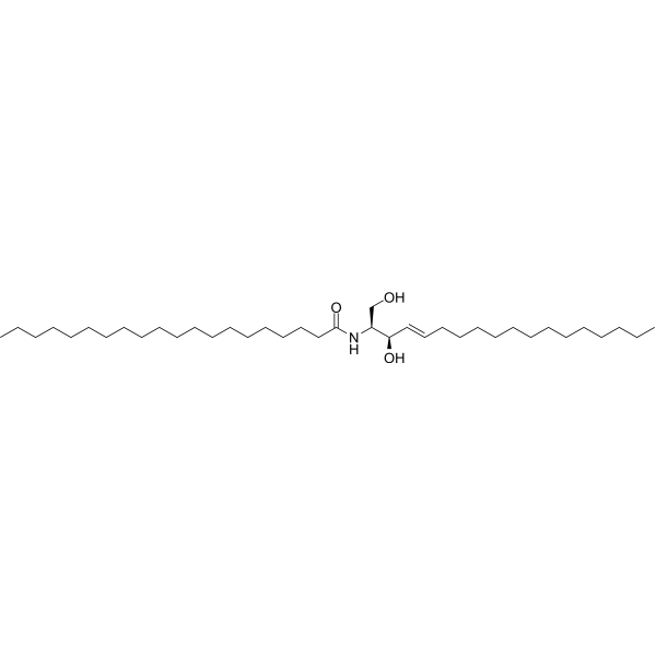 C20 Ceramide Chemical Structure C20 Ceramide (Synonyms: N-Arachidoyl-D-sphingosine)