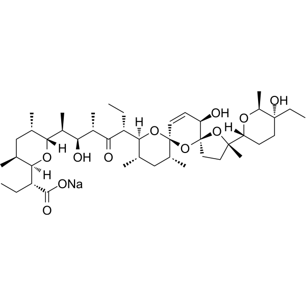 Narasin sodium Chemical Structure Narasin sodium