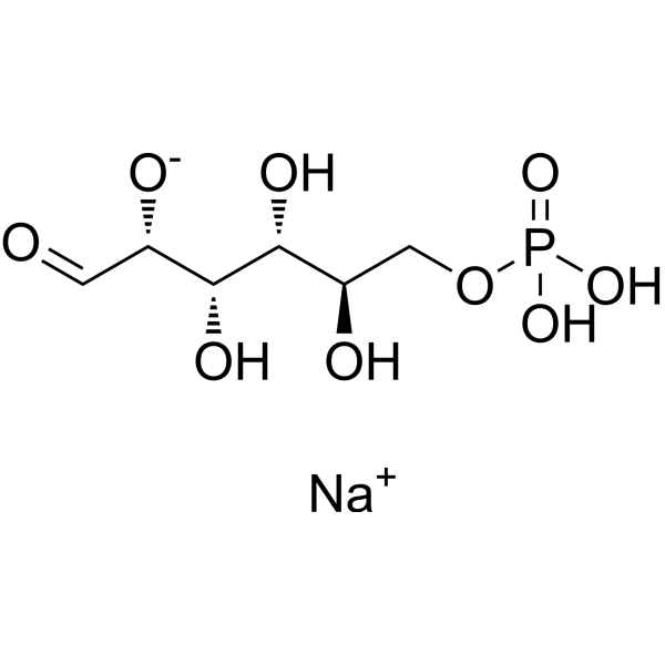 D-Glucose 6-phosphate sodium Chemical Structure D-Glucose 6-phosphate sodium (Synonyms: D-葡萄糖-6-磷酸)
