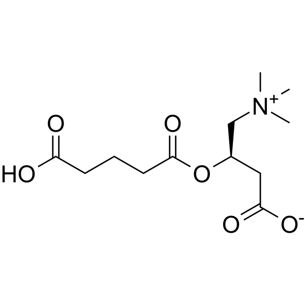 Glutarylcarnitine Chemical Structure Glutarylcarnitine (Synonyms: 戊二酰基肉碱)