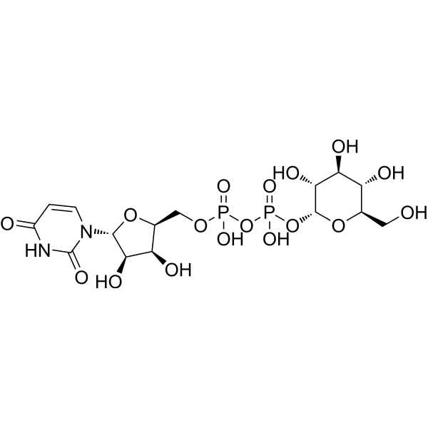 Uridine diphosphate glucose Chemical Structure Uridine diphosphate glucose