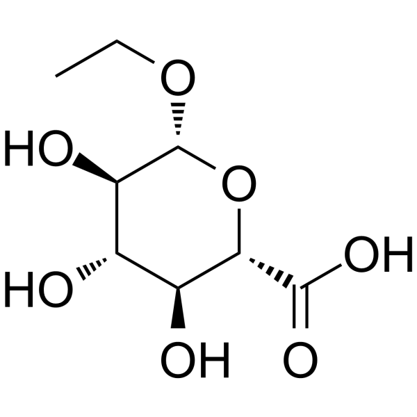 Ethyl glucuronide Chemical Structure Ethyl glucuronide