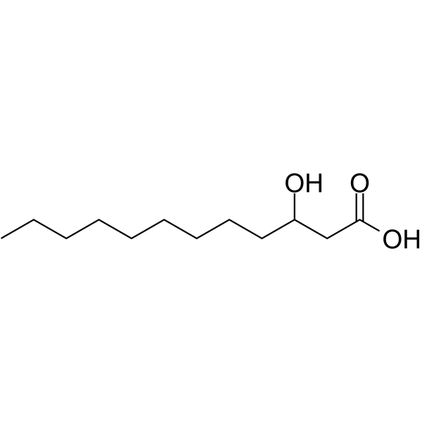 3-Hydroxydodecanoic acid Chemical Structure 3-Hydroxydodecanoic acid