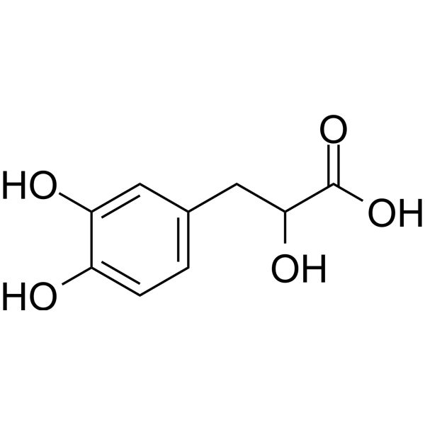 (Rac)-Salvianic acid A Chemical Structure (Rac)-Salvianic acid A (Synonyms: (Rac)-丹参素; (Rac)-Danshensu; (Rac)-Tanshinol)