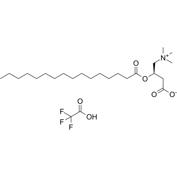 L-Palmitoylcarnitine TFA Chemical Structure L-Palmitoylcarnitine TFA