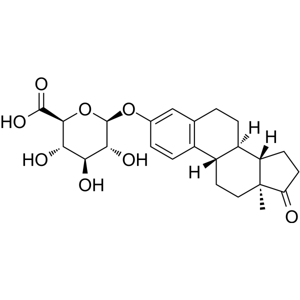 Estrone 3-glucuronide Chemical Structure Estrone 3-glucuronide