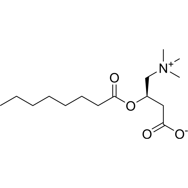 L-Octanoylcarnitine Chemical Structure L-Octanoylcarnitine (Synonyms: 辛左旋肉碱)