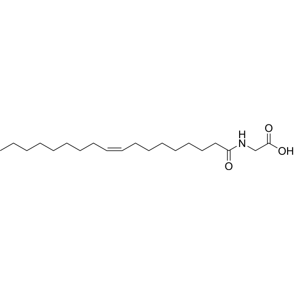 N-Oleoyl glycine Chemical Structure N-Oleoyl glycine