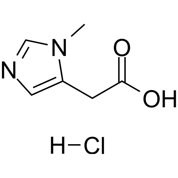Pi-Methylimidazoleacetic acid hydrochloride Chemical Structure Pi-Methylimidazoleacetic acid hydrochloride
