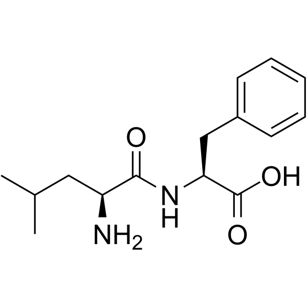 Leucyl-phenylalanine Chemical Structure Leucyl-phenylalanine