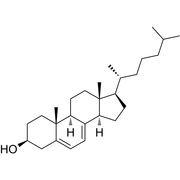7-Dehydrocholesterol (Standard) Chemical Structure 7-Dehydrocholesterol (Standard)