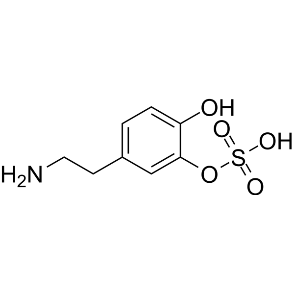 Dopamine 3-O-sulfate Chemical Structure Dopamine 3-O-sulfate