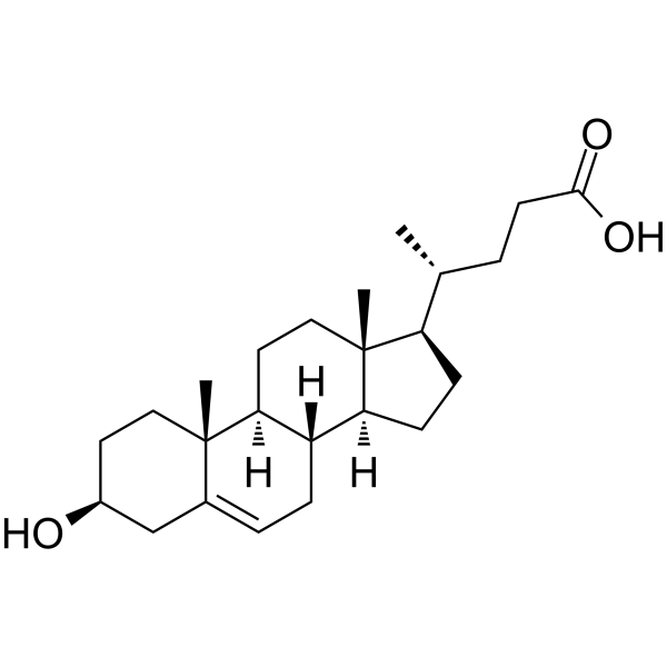 3b-Hydroxy-5-cholenoic acid Chemical Structure 3b-Hydroxy-5-cholenoic acid