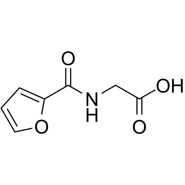 2-Furoylglycine Chemical Structure 2-Furoylglycine (Synonyms: N-(2-糠酰)甘氨酸)