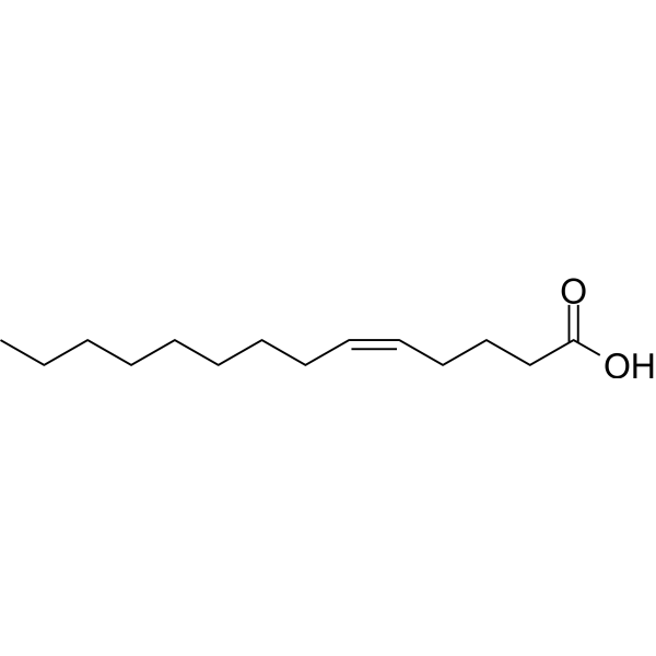 cis-5-Tetradecenoic acid Chemical Structure cis-5-Tetradecenoic acid