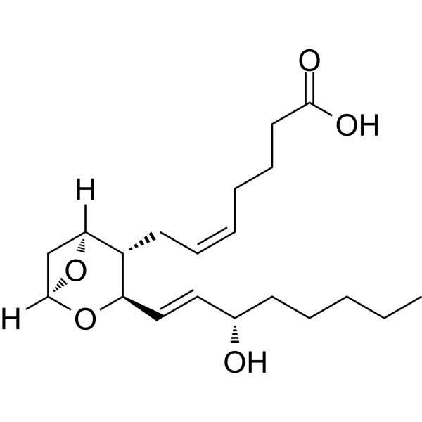 Thromboxane A2 Chemical Structure Thromboxane A2 (Synonyms: 血栓素A2; TXA2)