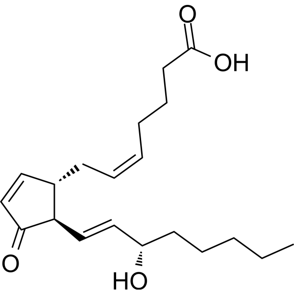 Prostaglandin J2 Chemical Structure Prostaglandin J2 (Synonyms: 前列腺素J2; PGJ2)