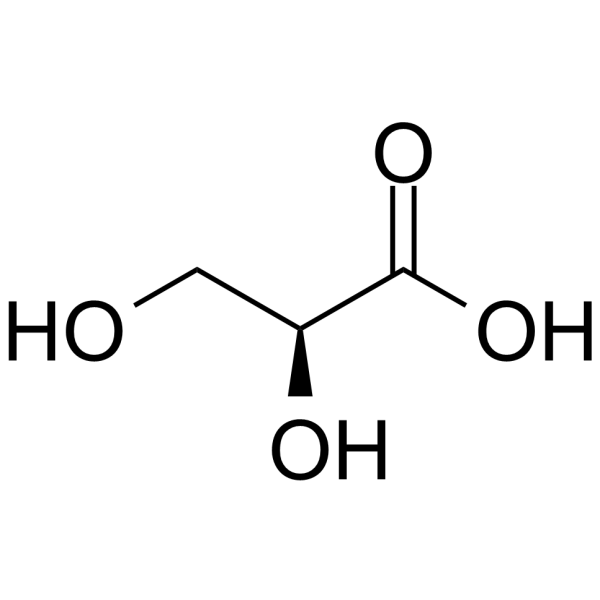 L-Glyceric acid Chemical Structure L-Glyceric acid (Synonyms: L-甘油酸)