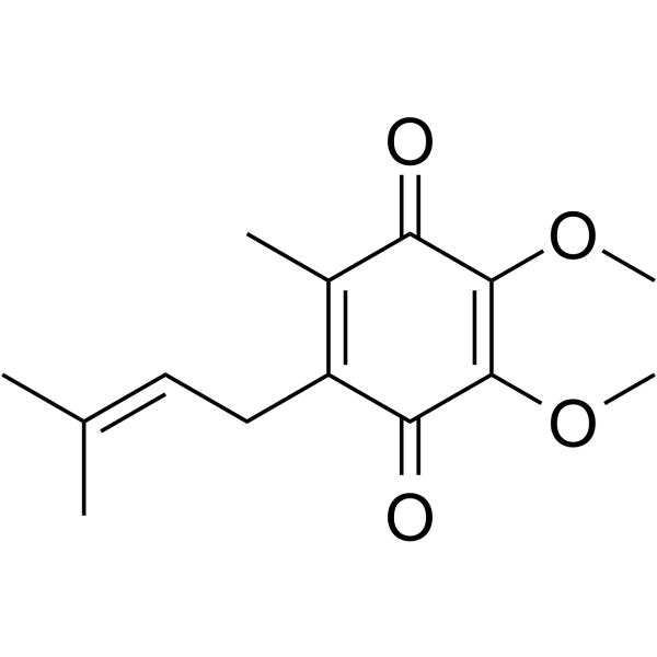 Ubiquinone-1 Chemical Structure Ubiquinone-1 (Synonyms: 辅酶Q1)