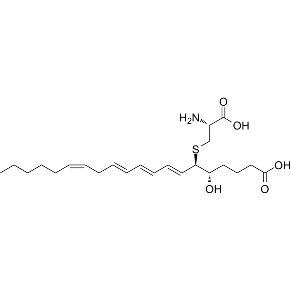 11-trans Leukotriene E4 Chemical Structure 11-trans Leukotriene E4