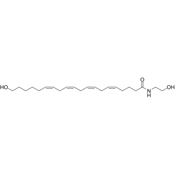 20-HETE Ethanolamide Chemical Structure 20-HETE Ethanolamide