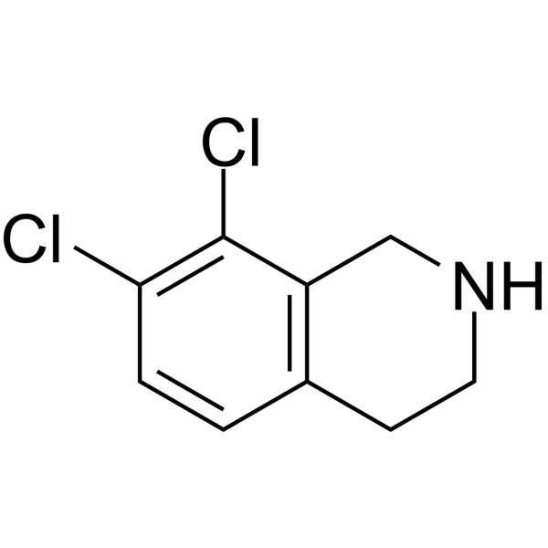 7,8-Dichloro-1,2,3,4-tetrahydroisoquinoline Chemical Structure 7,8-Dichloro-1,2,3,4-tetrahydroisoquinoline