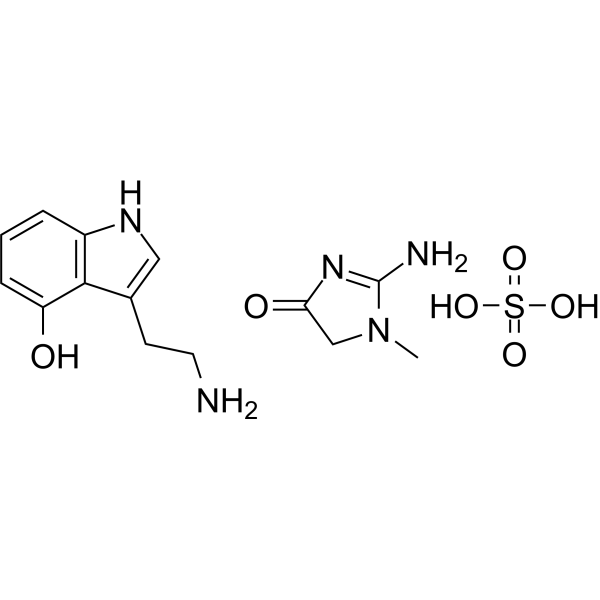 4-Hydroxytryptamine creatinine sulfate Chemical Structure 4-Hydroxytryptamine creatinine sulfate