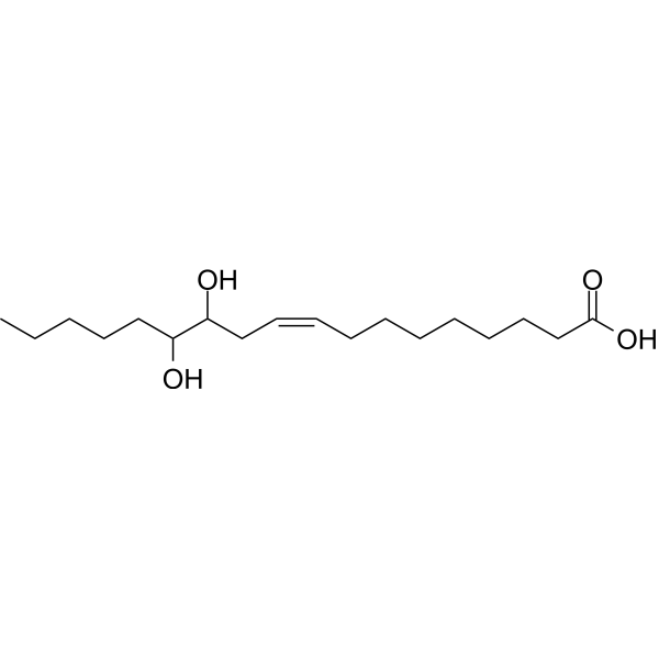12,13-DiHOME Chemical Structure 12,13-DiHOME