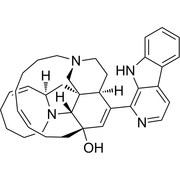 Manzamine A Chemical Structure Manzamine A (Synonyms: Keramamine A)