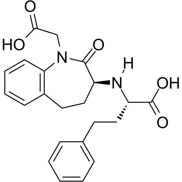 Benazeprilat Chemical Structure Benazeprilat (Synonyms: CGS 14831)
