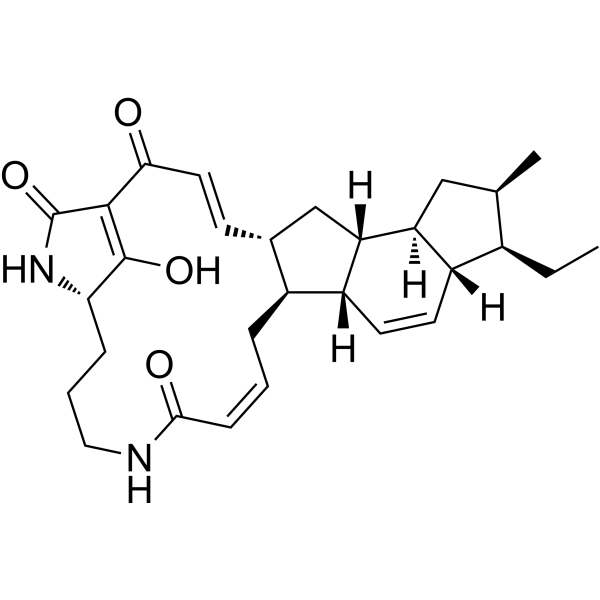 Ikarugamycin Chemical Structure Ikarugamycin (Synonyms: 斑鸠霉素)