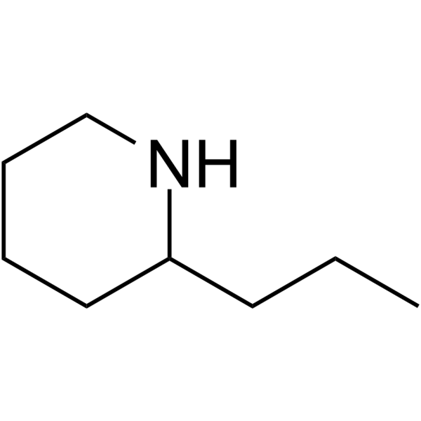 (±)-Coniine Chemical Structure (±)-Coniine (Synonyms: 2-Propylpiperidine)