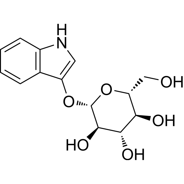 Indican Chemical Structure Indican (Synonyms: Indoxyl-β-D-glucoside)