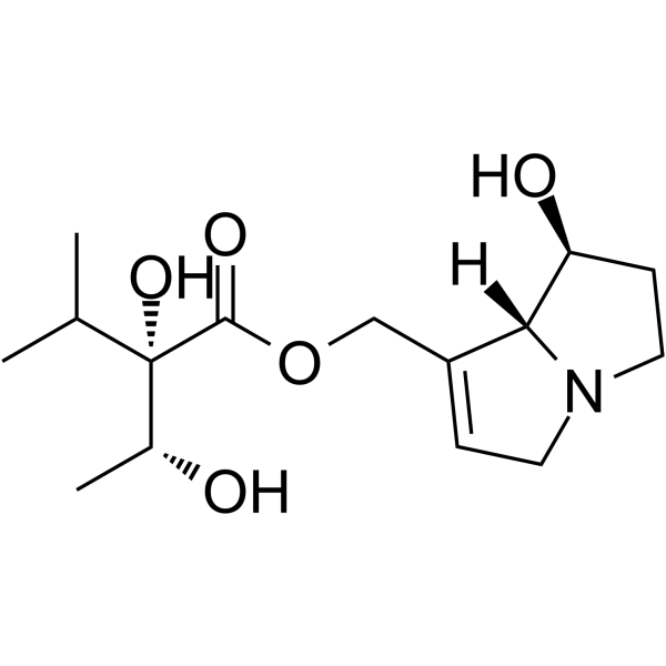 Rinderine Chemical Structure Rinderine (Synonyms: 凌德草碱; Heliotridine trachelanthate)