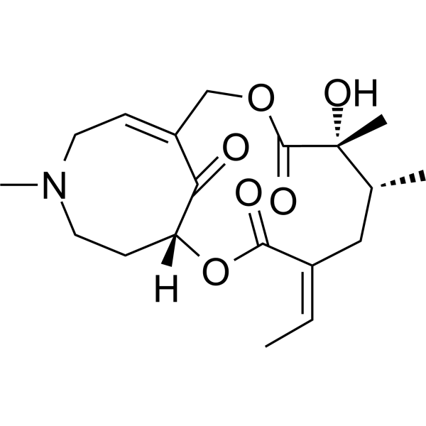 Senkirkin Chemical Structure Senkirkin (Synonyms: Senkirkine; Renardin)