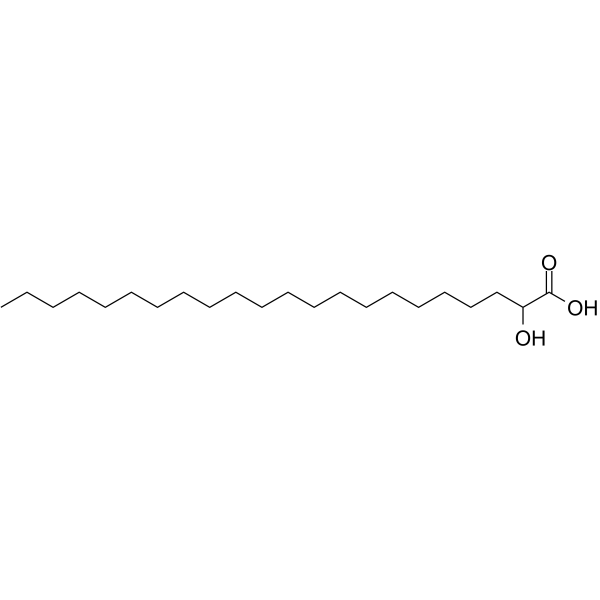 2-Hydroxydocosanoic acid Chemical Structure 2-Hydroxydocosanoic acid (Synonyms: 2-羟基二十二烷酸)
