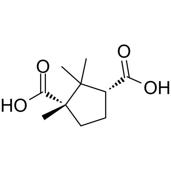 (-)-Camphoric acid                                          (Synonyms: (-)-樟脑酸)