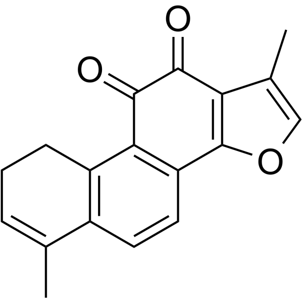 1,2-Dihydrotanshinone Chemical Structure 1,2-Dihydrotanshinone (Synonyms: 1,2-Dihydrotanshinquinone)