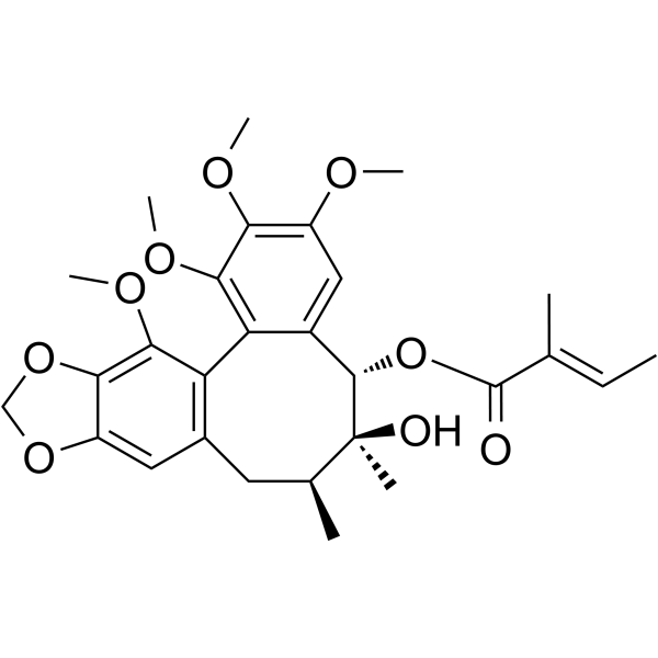 Schisantherin C Chemical Structure Schisantherin C