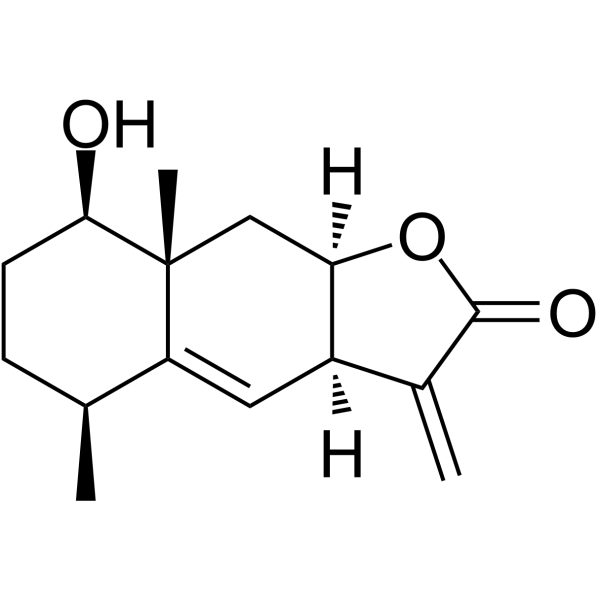 1beta-Hydroxyalantolactone Chemical Structure 1beta-Hydroxyalantolactone