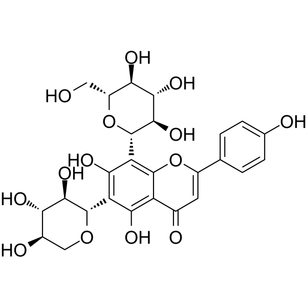Vicenin-1 Chemical Structure Vicenin-1 (Synonyms: 维采宁 1)
