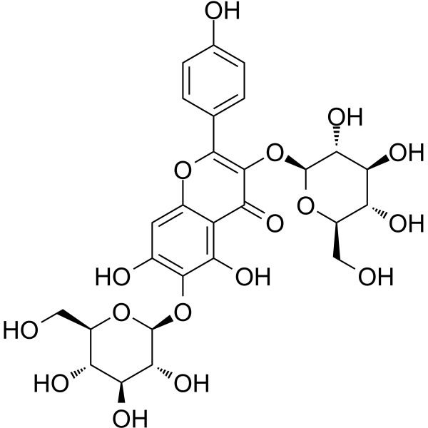 6-Hydroxykaempferol 3,6-diglucoside