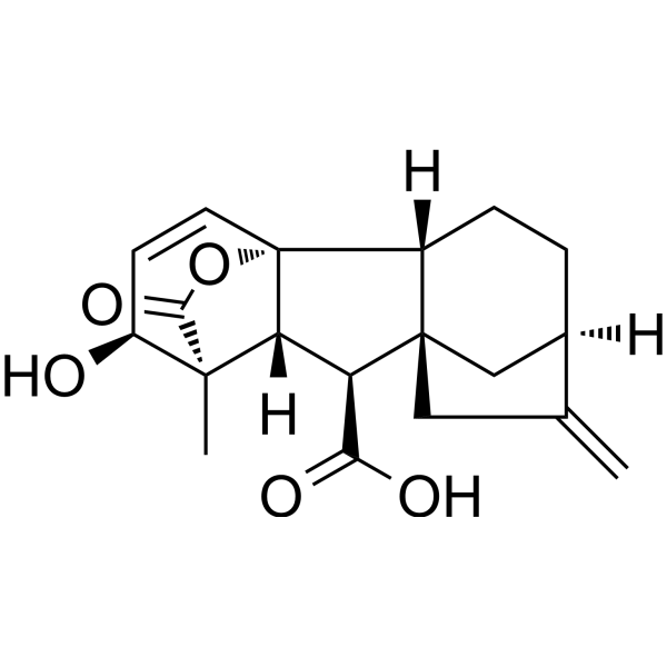 Gibberellin A7 Chemical Structure Gibberellin A7 (Synonyms: 赤霉素A7; GA7)