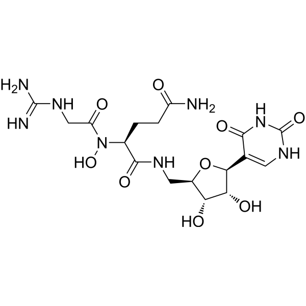 Pseudouridimycin Chemical Structure Pseudouridimycin (Synonyms: PUM)
