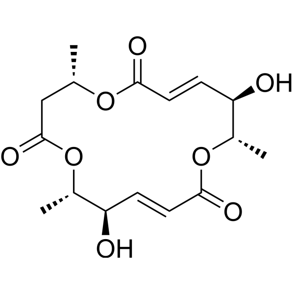 Macrosphelide A Chemical Structure Macrosphelide A