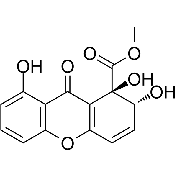 Globosuxanthone A Chemical Structure Globosuxanthone A