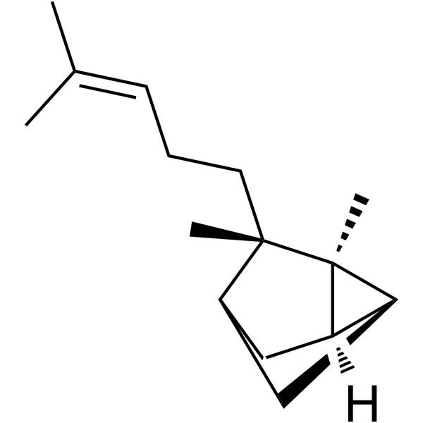 Santalene Chemical Structure Santalene