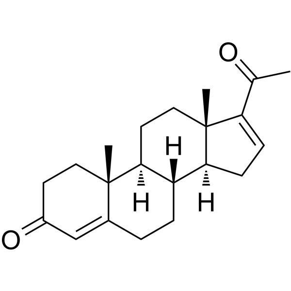 16-Dehydroprogesterone Chemical Structure 16-Dehydroprogesterone (Synonyms: 16-去氢黄体酮)