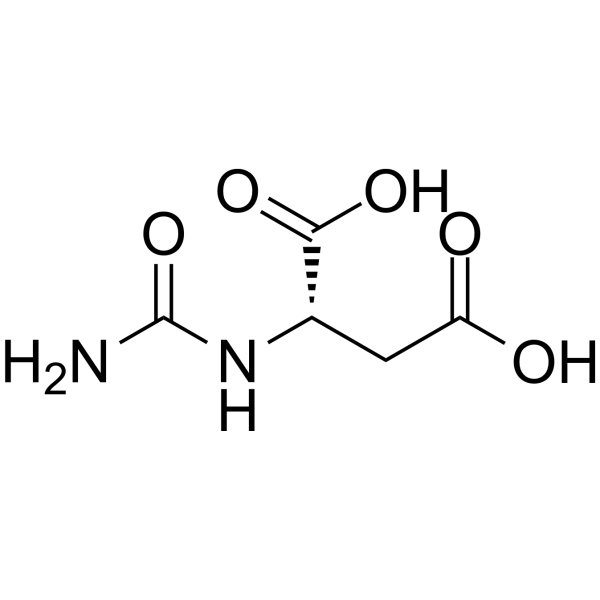 N-Carbamoyl-L-aspartic acid Chemical Structure N-Carbamoyl-L-aspartic acid (Synonyms: L-Ureidosuccinic acid)