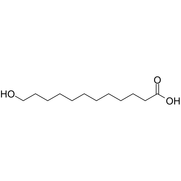 12-Hydroxydodecanoic acid Chemical Structure 12-Hydroxydodecanoic acid